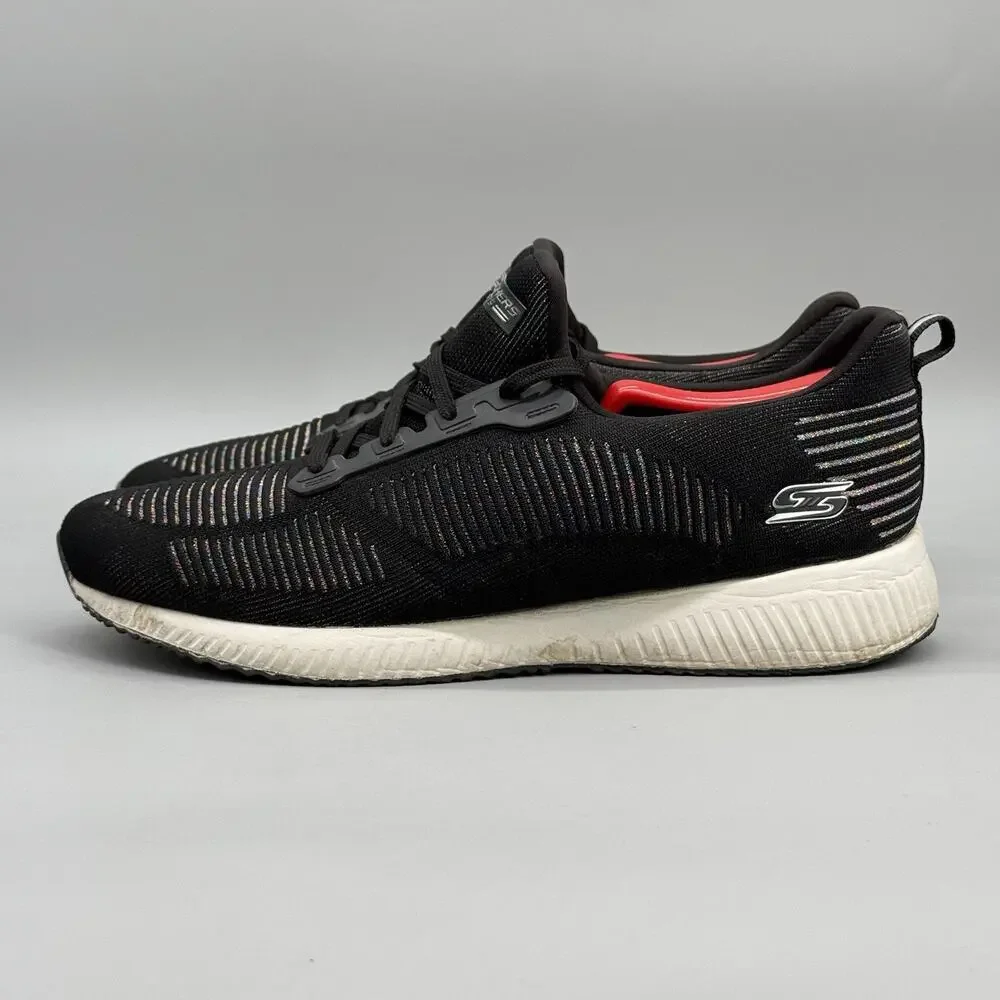 Skechers BOBS Black Shoes Women's Size 11 Slip On Comfort Sneakers SN 31366